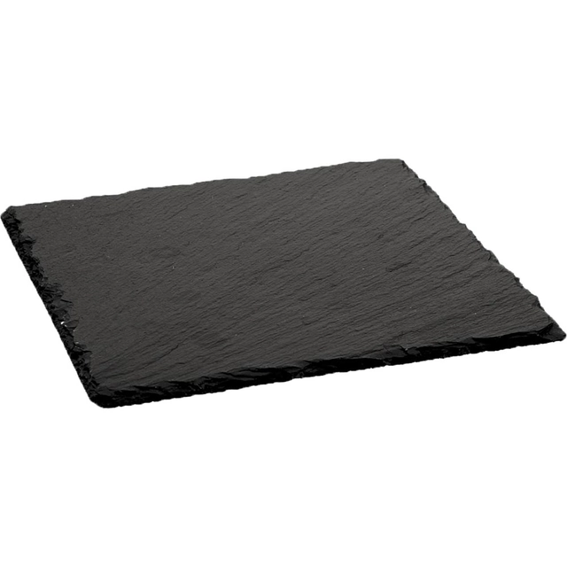 Finger food plate made of slate 200x200mm