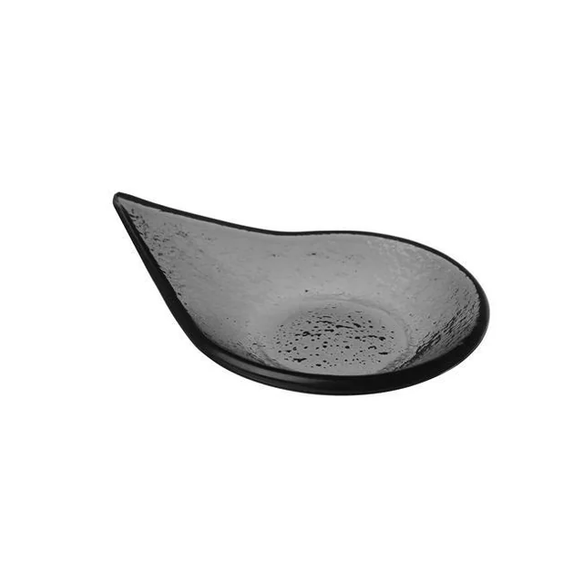 Fingerfood Rain Drop Dish 80x100 mm Black