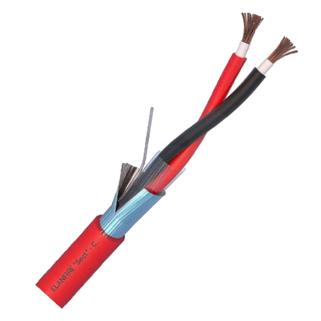 Fire cable E120 - 1x2x1.0mm, 100m - ELAN