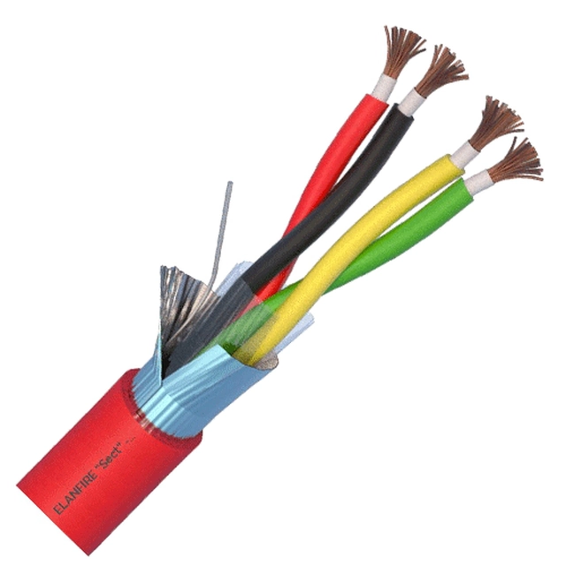 Fire cable E120 - 2x2x1.0mm, 100m - ELAN