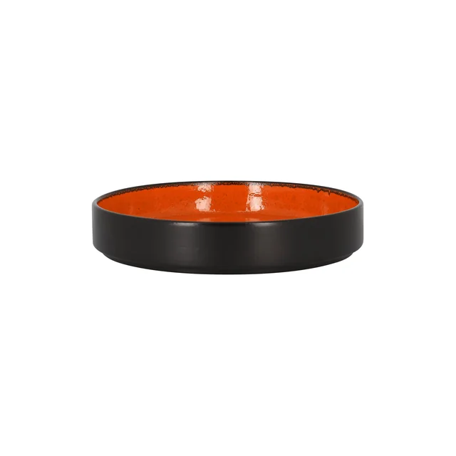 FIRE Diep bord, rond 23 cm, oranje