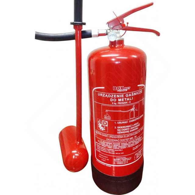Fire extinguishing device for metals - UGM-12x D