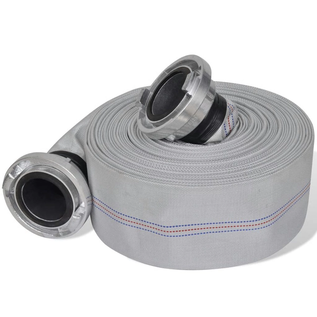 Fire flat hose, 20m, with b-storz connectors, 3 inches