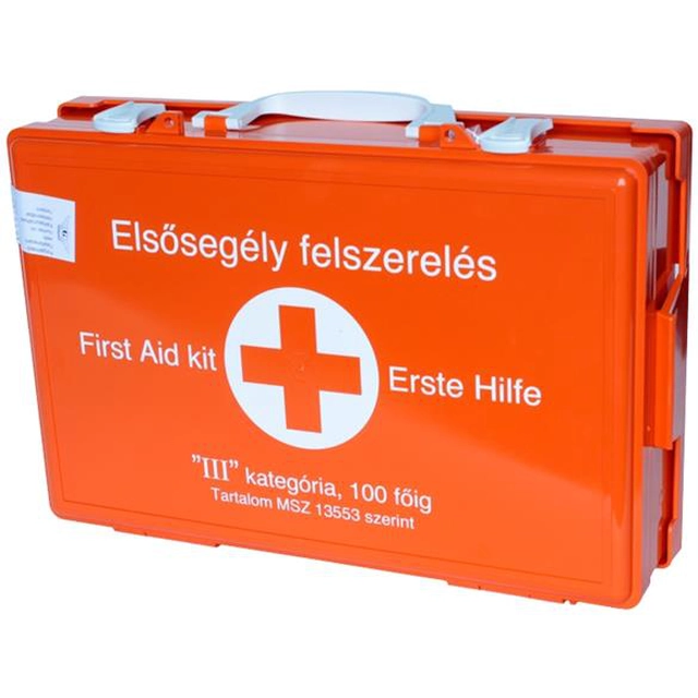 First aid kit III for up to 100 people