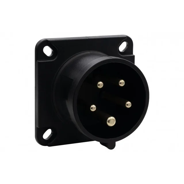 Fișă de alimentare pentru panoul receptor 16A/5P 380V-415V /FE/ IP44 negru F7.0174