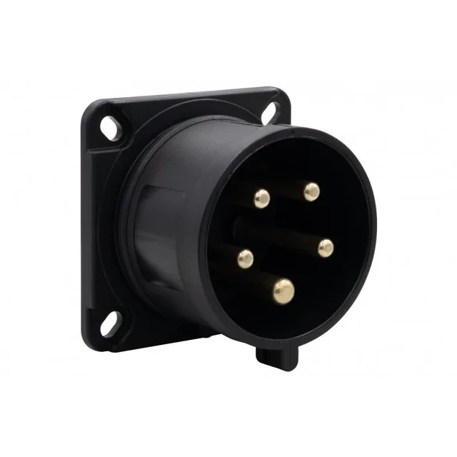 Fișă de alimentare pentru panoul receptor 32A/5P 380V-415V /FE/ IP44 negru F7.0176