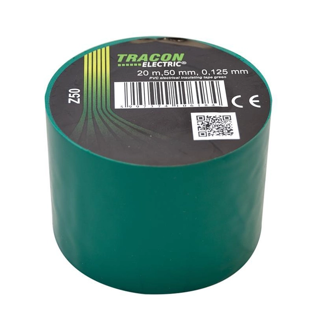 fita isolante 20mx50mm verde