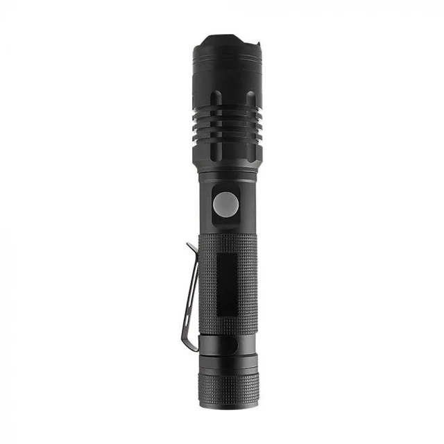 Flashlight 10W, 1000lm, Aluminum Housing, 3.7V 2000mAh