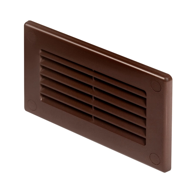 Flat duct cover (55x110) brown