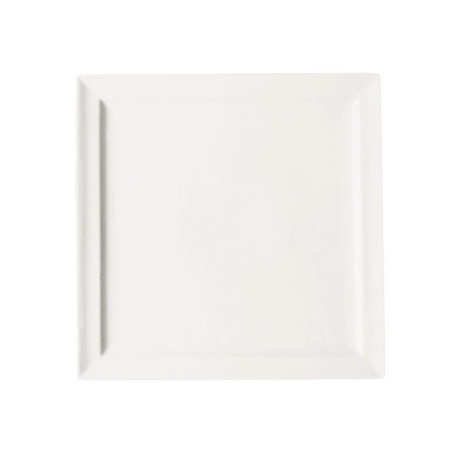 Flat square plate dia. 24 cm CLSP24