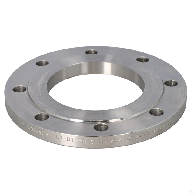 Flat steel flange DN125/133 PN16 EN1092-1 S235