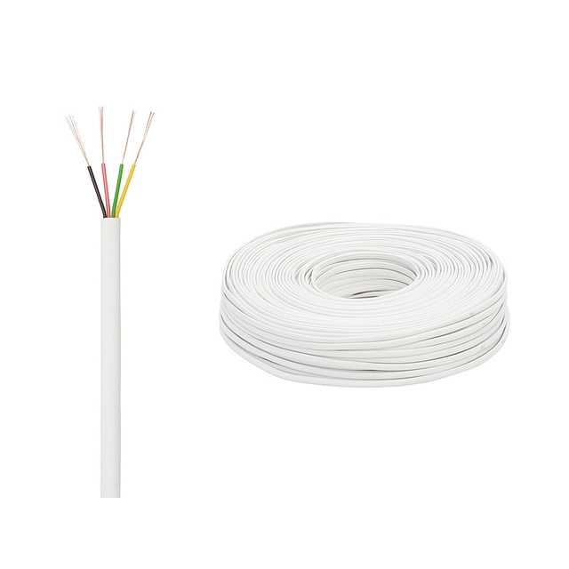 Flat telephone cable KP-4 100m