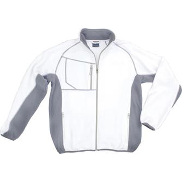 Fleece jacket Champ, size S, white/grey Excess