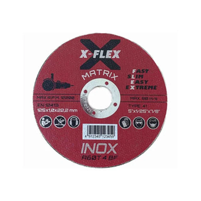 Flex 125 x 22,23 x 1 mm cutting disc