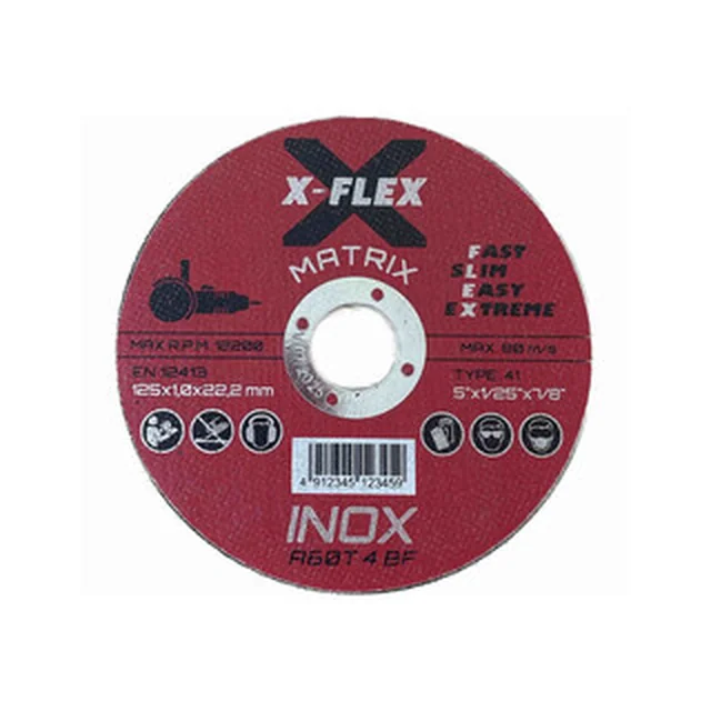 Flex 125 x 22,23 x 1 mm cutting disc 25 pc