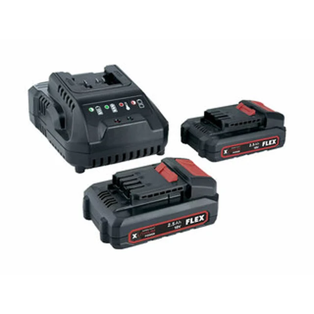 Flex P-Set 22 Q battery and charger set 18 V | 2,5 Ah