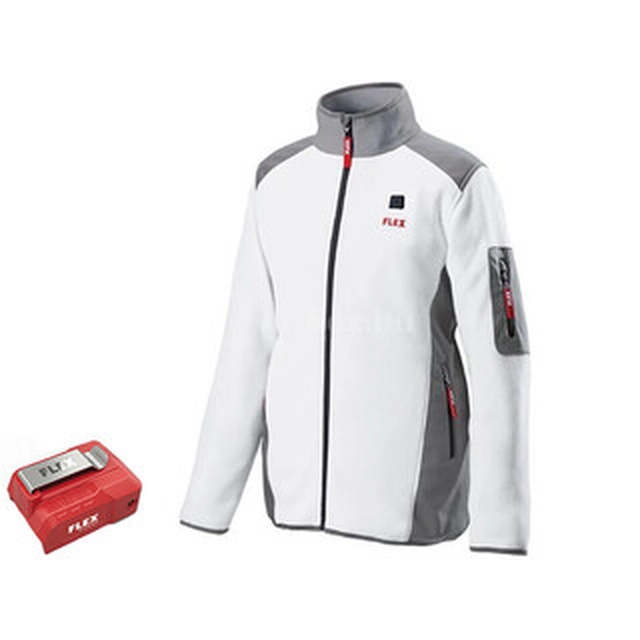 Flex TF White 10.8/18.0 L Men Heated Jacket 10,8 V/12 V | L| White