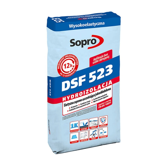 Flexible sealing mortar DSF 523 Sopro 20 kg