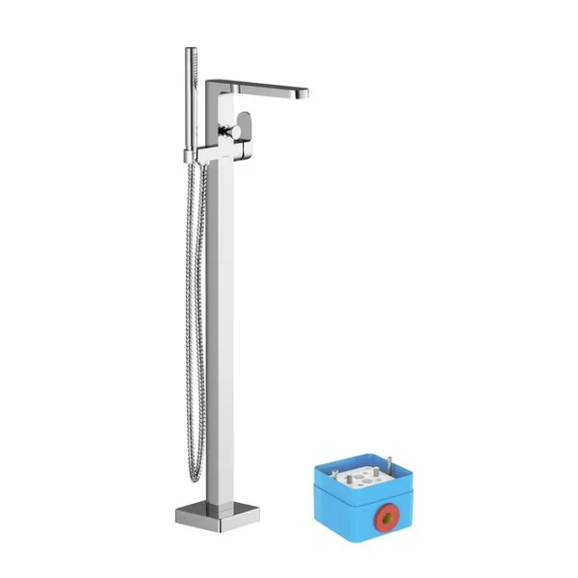 Floor-standing bathroom faucet Ravak Chrome, CR 080.00, chrome