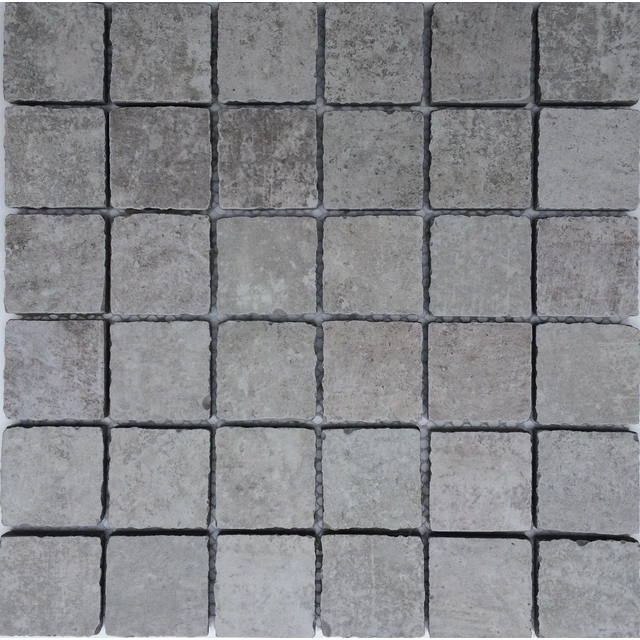 FLORINA Beton imiteret mosaik lys firkantet