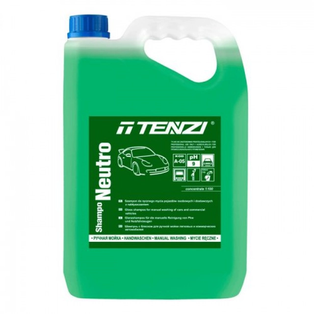 Fluid for manual car washing and polishing 5l Tenzi Shampoo Neutro