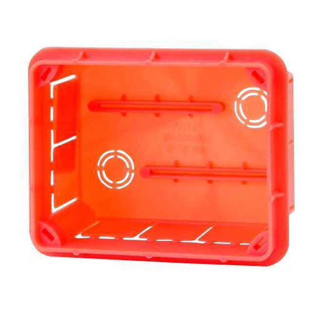 Flush-mounted box Elektro-plast Opatówek PT 4 11.4 96x126x62mm orange