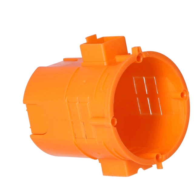 Flush-mounted box, extra deep, orange, combined S60GF