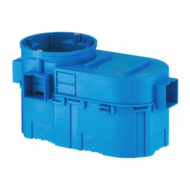 Flush-mounted box Simet SE2x60G 34159203 60mm double deep blue
