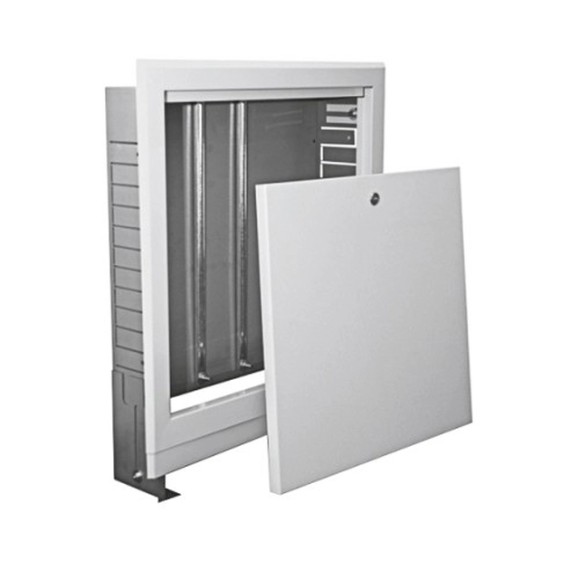 Flush-mounted cabinet SWPSE, with painted frame, for manifolds with and without mixing system -10/3
