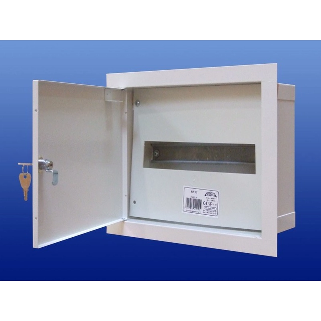 Flush-mounted switchboard RP-12 with a lock.Place for 12 type s protectionIP31