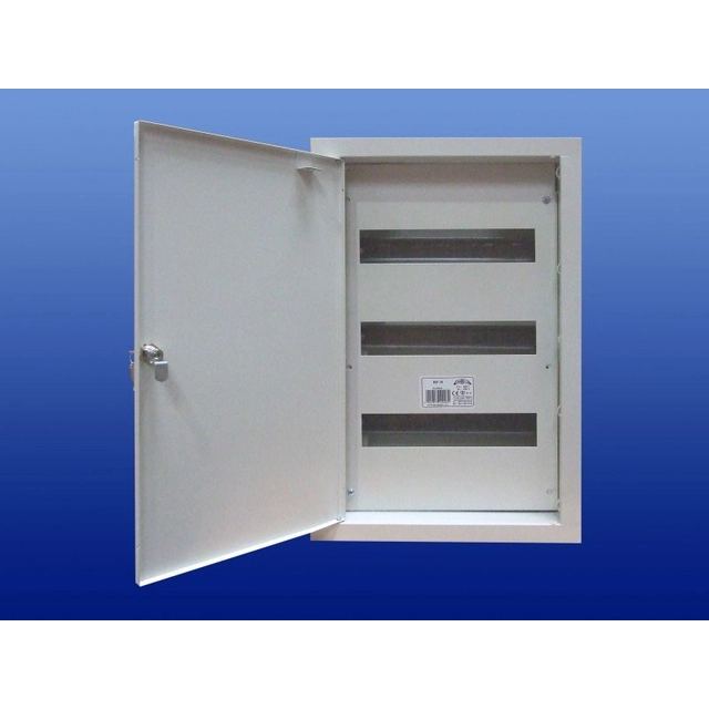 Flush-mounted switchboard RP-36 with a lock.Place for 36 type S protectionsIP31