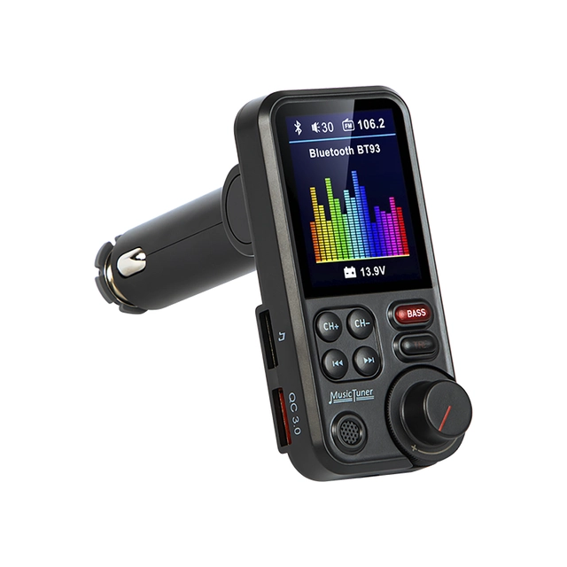 FM-sändare BLÅS Bluetooth5.0+QC3.0