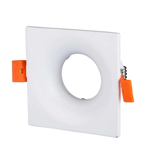 Focos LED - Empotrable - GU10 - IP20 - Blanco - N° de modelo: - VT-876-SQ