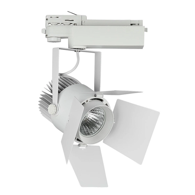 Focos LED para rieles - Focos para rieles con contraventanas - Samsung - IP20 - Blanco - 33 Vatios - 2640 Lúmenes - 3000K - 5 Años