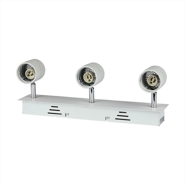 Focos LED para rieles - Montaje en rieles GU10 - IP20 - Blanco - N.º de modelo: - VT-790