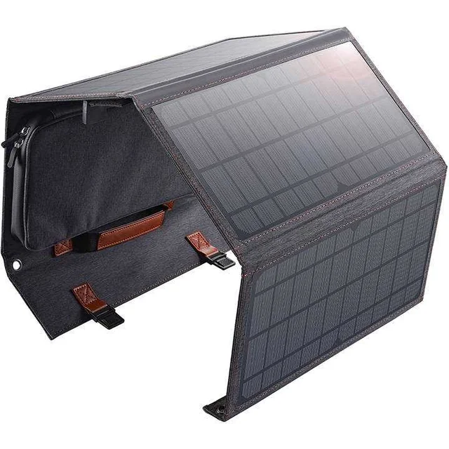 Foldable solar charger Choetech SC006 40W 1xUSB QC, 1xUSB-C PD (pilkas)