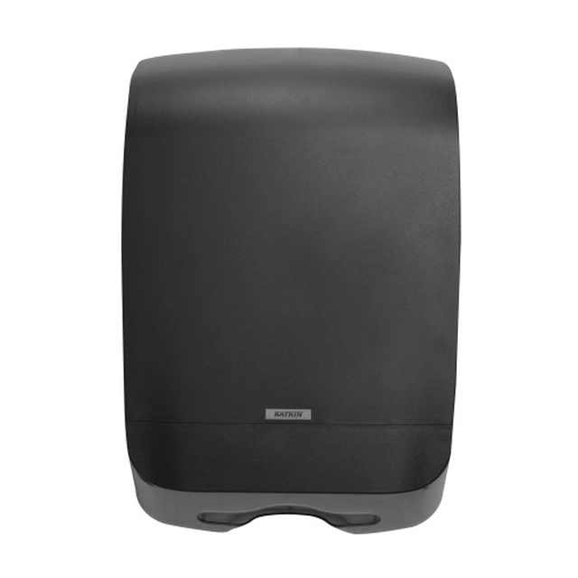 Folded paper towel dispenser, ABS black and gray KATRIN 92063