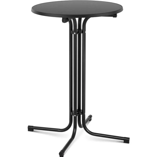 Folding bar table black 70cm | RC-BIS70FB