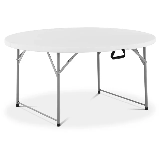 Folding catering table round 150cm, white | RC-FT_7