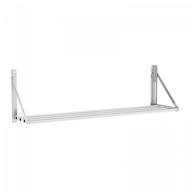 Folding shelf - stainless steel - 120 x 30 cm ROYAL CATERING 10011729 RC-TFWH120X30