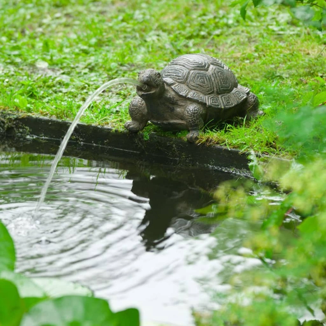 Fontaine de jardin Ubbink en forme de tortue