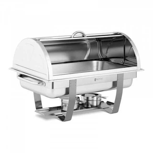 Food warmer - GN 1/1 - Royal Catering - 8,5 l - 2 fuel containers - narrow base ROYAL CATERING 10012393 RCCD-RT1_9L