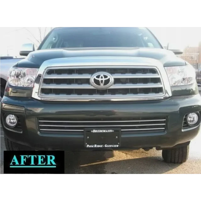 FOR TOYOTA SEQUOIA 2008-2014 - Chrome strips, chrome grill