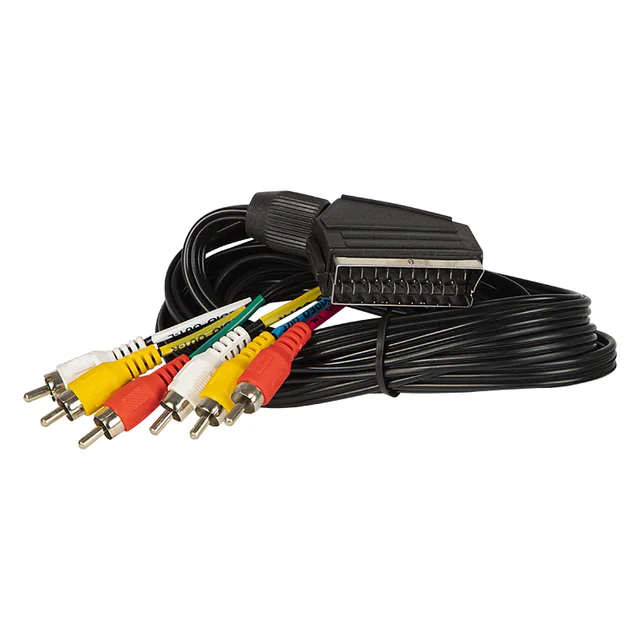 Forbindelse Euro-6 RCA 1,5m HQ