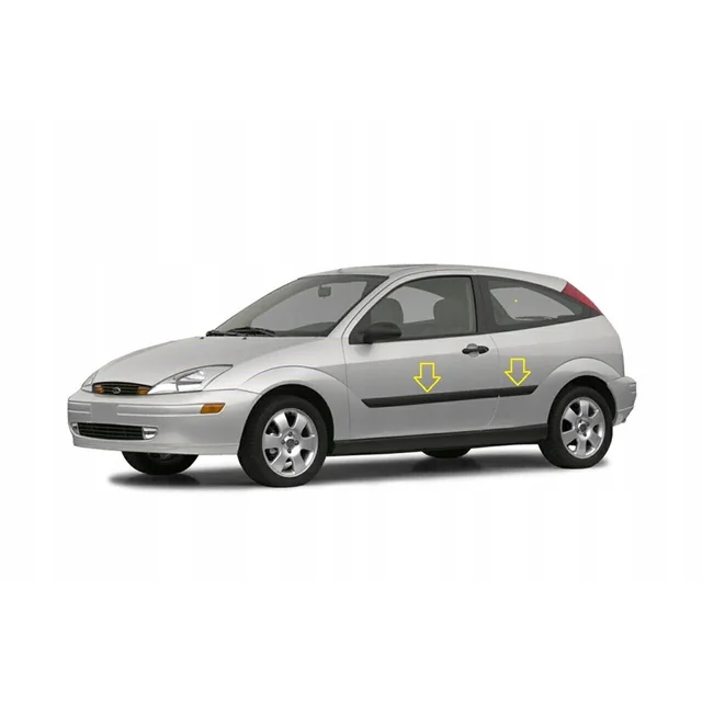 Ford Focus 2000-2007 - Хромирани защитни лайстни на страничните врати