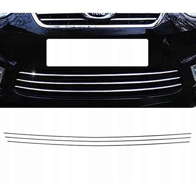 FORD GALAXY MK II WA6 - KROM GRILL-strimler, dummy