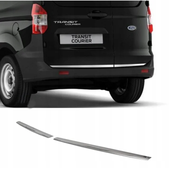 Ford Transit Courier - CHROMOVÉ lišty dverí Kufor