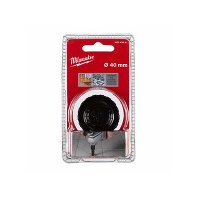 Foret diamant Milwaukee 40 mm M14 pour meuleuse d'angle