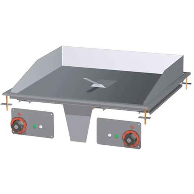 Forkromet rillet grillplade, FTRD-78 ETS