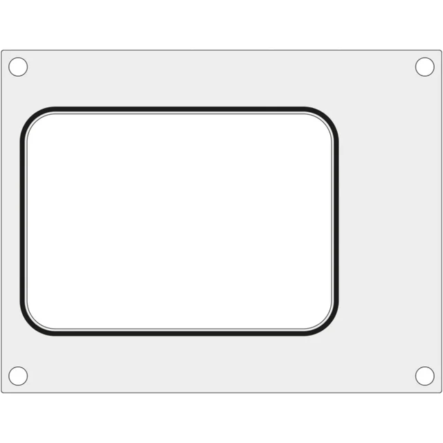 Forma matriz para la soldadora Hendi para bandeja sin división 187x137 mm - Hendi 805664